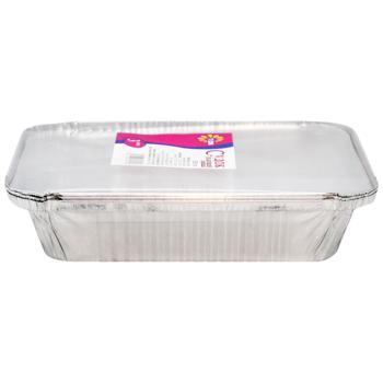 Судок ТСМ фольгированный 3шт 900мл - купить, цены на За Раз - фото 2