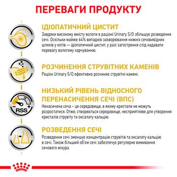 Royal Canin Urinary S/O вологий корм для котів 85 г - купить, цены на MasterZoo - фото 2