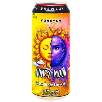Пиво Forever Honey Moon світле нефільтроване 5,5% 0,5л - купити, ціни на КОСМОС - фото 1