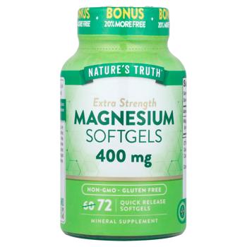 Nature's Truth Quick Release Magnesium Oxide 400mg 72 softgels - buy, prices for Biotus - photo 1