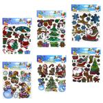 Angel Gifts Christmas Window Stickers in Assortment