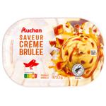 Мороженое Auchan Крем-брюле 528г