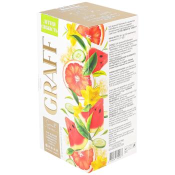 Graff Summer Fresh Green Tea with Grapefruit, Cucumber and Watermelon Aroma 1.5g*20pcs