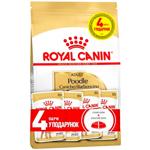 Набор корма Royal Canin для собак породы пудель сухой 1,5кг + влажный 4шт х 85г