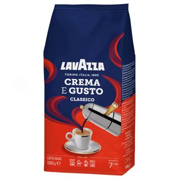 Кофе в зернах Lavazza Crema e Gusto Espresso Classico 1кг - купить, цены на Идеал - фото 1
