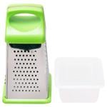 Терка Kamille KM-7202 чотиристороння 21см + контейнер