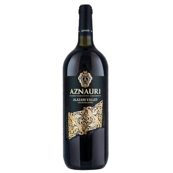 Aznauri Alazan Valley Red Semi Sweet Wine 9-13% 1.5l - buy, prices for METRO - photo 1