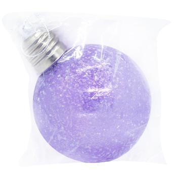 Violet Christmas Ball with Backlight 8cm