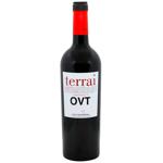 Вино Terrai OVG Roble 17 Tempranillo червоне сухе 14,5% 0,75л