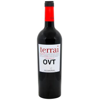 Вино Terrai OVG Roble 17 Tempranillo красное сухое 14,5% 0,75л - купить, цены на Торба - фото 1