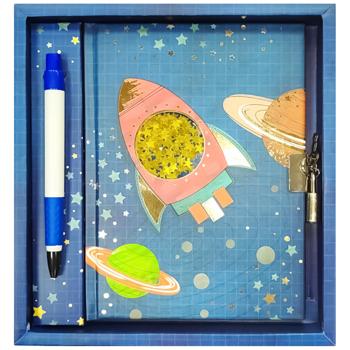 Malevaro Space Children's Notebook with Lock - buy, prices for - photo 2