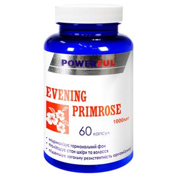 PowerFul Evening Primrose Dietary Supplement 1.4g 60pcs - buy, prices for Tavria V - photo 1