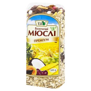 Мюслі Еко Преміум Екзотика 500г - купити, ціни на МегаМаркет - фото 2