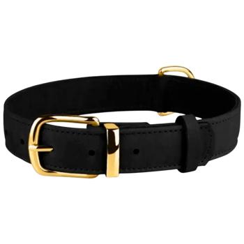 Barksi BronzeDog Crazy шкіряний нашийник для собак XXS - чорний - купить, цены на MasterZoo - фото 1