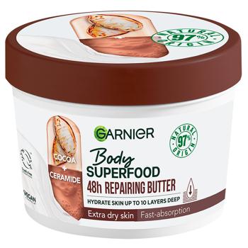 Баттер для тіла Garnier Body Superfood Відновлюючий какао з керамідом 380мл - купити, ціни на - фото 1