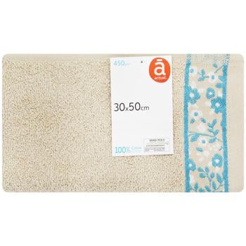 Actuel Gray Towel 450 GSM 30*50cm - buy, prices for Auchan - photo 1