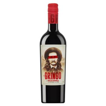 Вино El Gringo Tempranillo червоне напівсухе 13,5% 0,75л