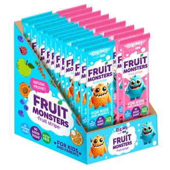 D.E.M.I. Fruit Monsters Fruit Pastille with Raspberry Juice 15g - buy, prices for - photo 2