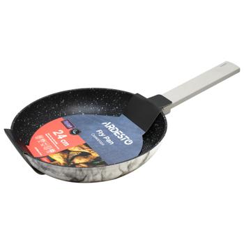 Ardesto Gemini Marmo Gray Frying Pan 24cm - buy, prices for MegaMarket - photo 1