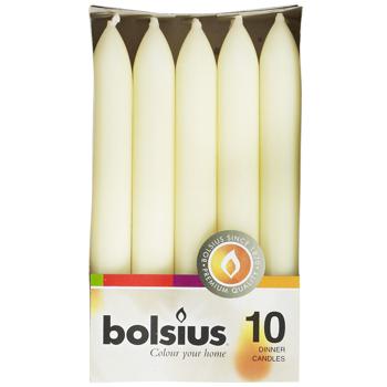 Bolsius Cream Table Candle 17x2cm - buy, prices for Auchan - photo 1