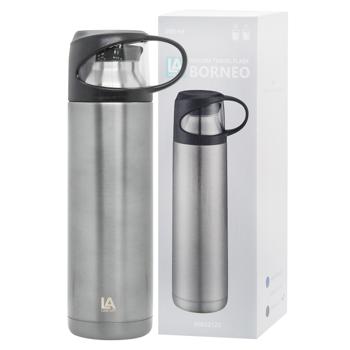 Line Art Borneo Graphite Thermos 500ml