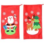 Мішок для подарунків Actuel червоний 20х30см в асортименті