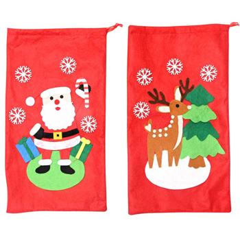 Мішок для подарунків Actuel червоний 20х30см в асортименті