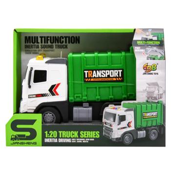 Cars S Garbage Truck Toy 1:20 Green - buy, prices for - photo 3