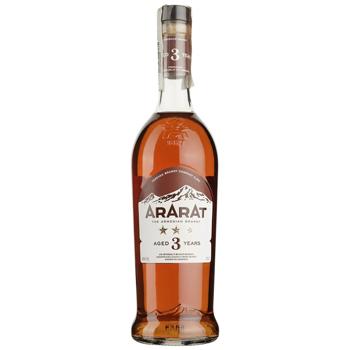 Бренді Ararat 3 роки 40% 0,7л - купити, ціни на NOVUS - фото 1