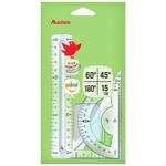 Auchan Mini Ruler Set 4pcs