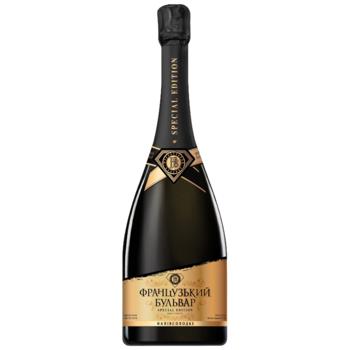 French Boulevard Special Edition Semi-sweet Sparkling Wine 10.5-13.5% 0.75l - buy, prices for MegaMarket - photo 1