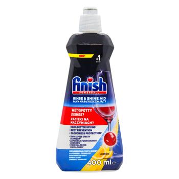 Finish Rinse Lemon Dishwasher Rinse 400ml