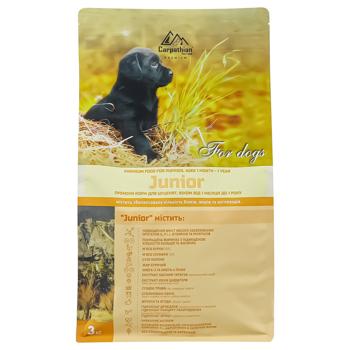 Корм сухой Carpathian Pet Food Junior с курицей, скумбрией и сухим молоком для щенков 3кг - купить, цены на - фото 2