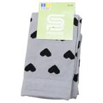 Premier Socks Small Hearts Teenage Knee Highs s.22-24 Light Grey