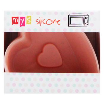 MYS Heart Silicone Baking Dish for Cakes 6pcs 7cm - buy, prices for Auchan - photo 2