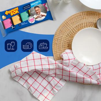 Freken Bok Color Kitchen Sponges with Wavy Surface 5pcs - buy, prices for ULTRAMARKET - photo 3