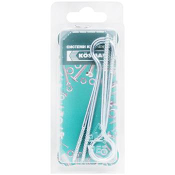 Kosman Ceiling Screw-hook 5*70mm 4pcs - buy, prices for Auchan - photo 1