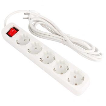 Фільтр живлення ColorWay White 5 розеток 3м