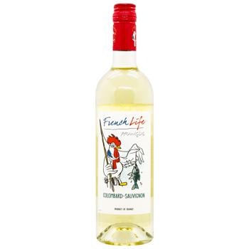 Вино French Life Vermentino-Colombard біле напівсухе 11,5% 0,75л - купити, ціни на METRO - фото 1