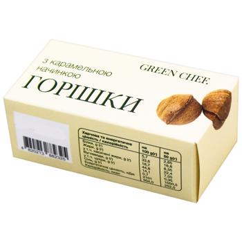 Орешки Green Chef с карамельной начинкой 50г - купить, цены на МегаМаркет - фото 2