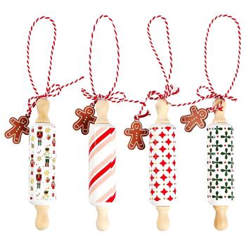 Actuel Rocking Pin Christmas Tree Pendant 13cm in assortment - buy, prices for Auchan - photo 1