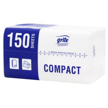 Grite Super Compact Paper Towels 150pcs - buy, prices for MegaMarket - photo 1