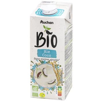 Auchan Bio Rice Coconut Organic Drink 1l - buy, prices for Auchan - photo 1