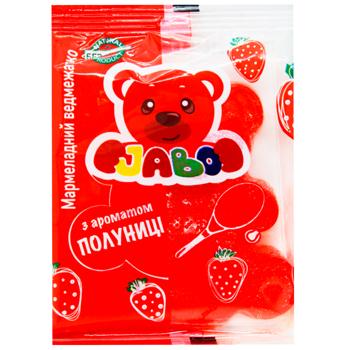 Jabo Valerka Bear Strawberry Marmalade without Sugar 90g