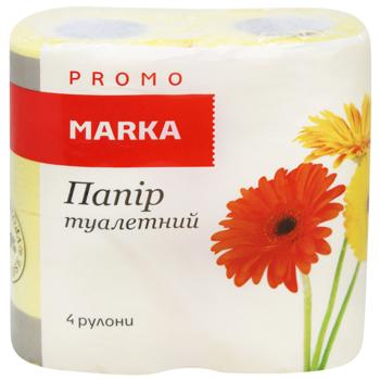 Туалетная бумага Marka Promo 2-слойная цветной 4шт - купить, цены на Biotus - фото 4