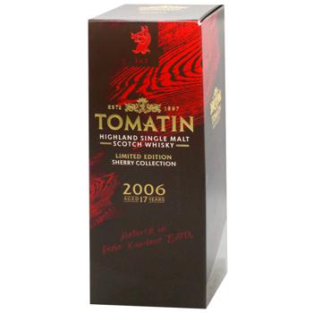 Виски Tomatin Sherry Collection Pedro Ximenez Edition 17 лет 46% 0,7л - купить, цены на WINETIME - фото 2