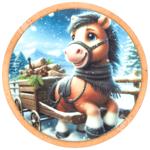 Dobryk Symbol of the Year Gingerbread with White Chocolate