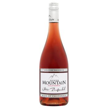 Вино Silver Mountain White Zinfandel рожеве сухе 11,5% 0,75л