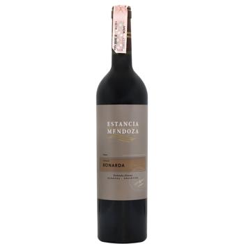 Вино Estancia Mendoza Bonarda красное сухое 12,5% 0,75л - купить, цены на AlcoHub - фото 1