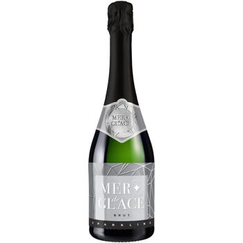 Вино ігристе Mer de Glace Brut біле брют 11% 0,75л